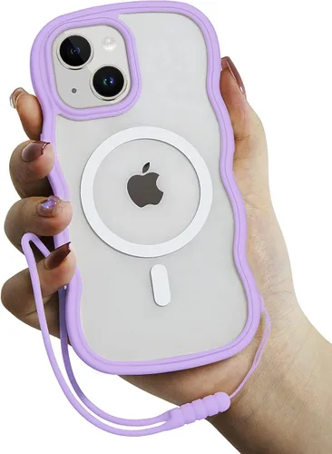Vista 21 de Funda para iPhone 7/8, funda divertida para iPhone, linda funda Kawaii rizada con forma de marco de TPU suave a prueba de golpes, funda protectora