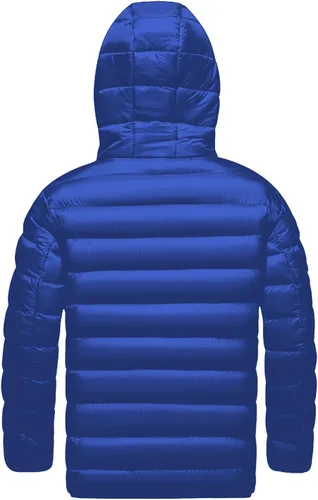 Vista 6 de DELESYS Chaqueta térmica para niños y niñas, abrigo cálido con capucha para niños y niñas, calentador eléctrico de cuerpo con carga USB