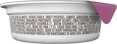 Vista 4 de Merrick Lil' Plates - Alimento húmedo sin cereales para perros pequeños, receta Tiny Thanksgiving Day Dinner, 12 envases de 3.5 onzas Natural, Grain