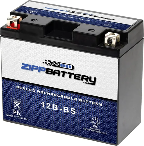 Vista 9 de ZIPPBATTERY YTX4B-BS 12V 40 CCA AGM – Batería de 2Ah libre de mantenimiento para scooter, mini ATV, bicicleta de bolsillo – Terminal de pestaña