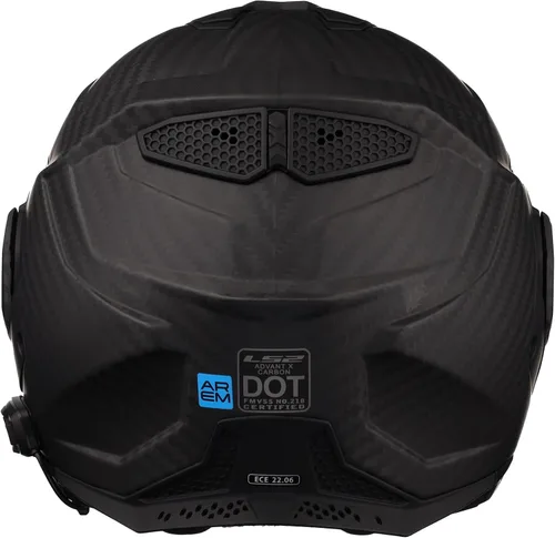 Vista 5 de Casco modular LS2 Helmets Advant X de fibra de carbono con Bluetooth Cardo 4X integrado