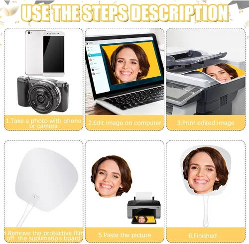 Vista 5 de 10 piezas de recorte de cabeza grande, accesorios personalizados para fanáticos de la boda, cara recortada en un palo, decoración de fiesta de fotos