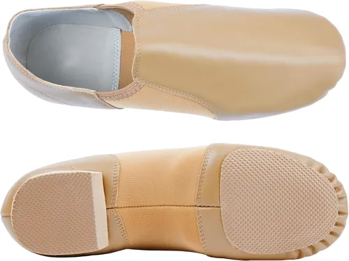 Vista 3 de Zapatos de baile de jazz de cuero de vaca 100% para mujereshombres