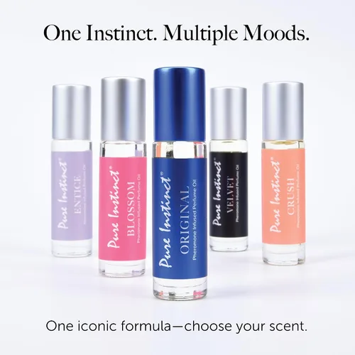 Vista 9 de Pure Instinct CRUSH The Original - Perfume de aceite esencial con infusión de feromonas, para sus mujeres, listo para la TSA
