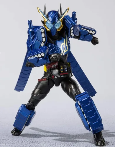 Vista 2 de Bandai Tamashii Nations S.H. Figuarts Kamen Rider Build Tank Tank Forma "Kamen Rider Build" Figura de acción