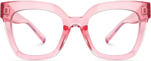Vista 10 de Zeelool Gafas de luz azul para mujer de moda de tira cuadrada de moda gafas de computadora gafas antifatiga ocular Malcolm JGA000269-22B