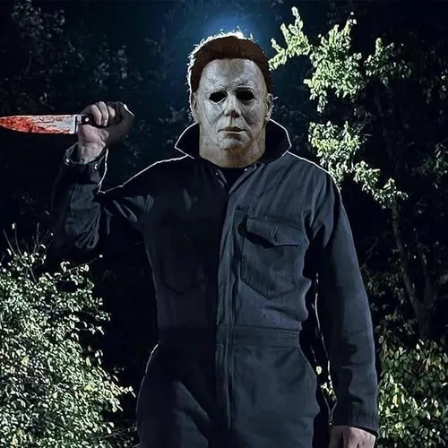 Vista 6 de Beita Máscara de Michael de Halloween, máscara de cicatriz de terror de Halloween