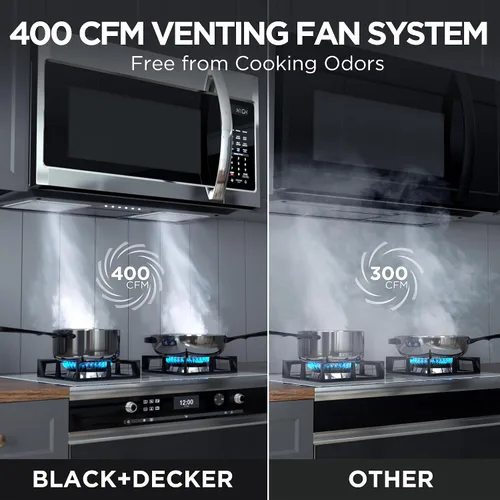 Vista 4 de BLACK+DECKER Cafetera Keurig K-Elite de 1000 W para microondas y cápsulas individuales de 12 onzas