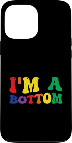 Vista 24 de Funny Gay Pride Rainbow Flag I'm A Bottom Case for iPhone 16