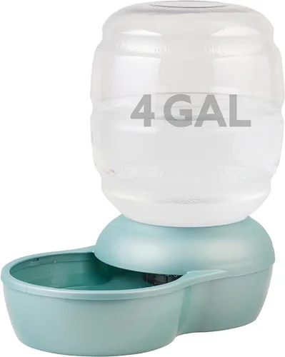 Vista 6 de Petmate Presione la gravedad Waterer con Microban para gatos y perros, 0.5 galones