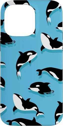 Vista 21 de Orca Swimming Whale Cool Miami Dolphin Beach Lover Gift Case for iPhone 17