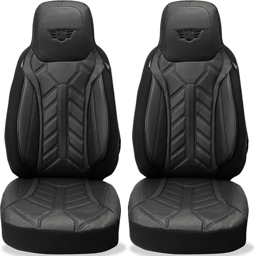 Vista 13 de BREMER SITZBEZÜGE Motorhome Seat Covers for Fiat Ducato Jumper Boxer DPL507 DPL507 - Black/Beige