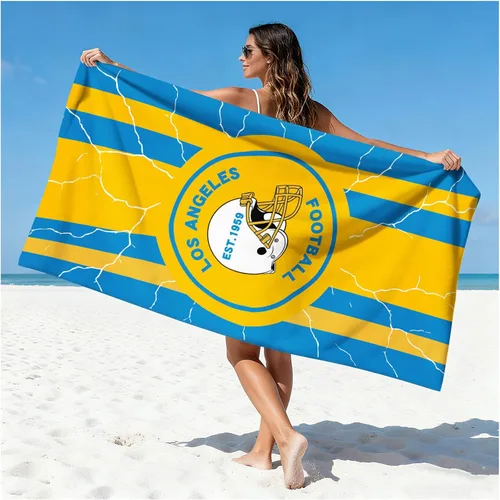Vista 15 de Toalla de playa de microfibra fina y ligera para fanáticos del fútbol, con temática de la ciudad de Las Vegas, grandes, absorbentes, de gran