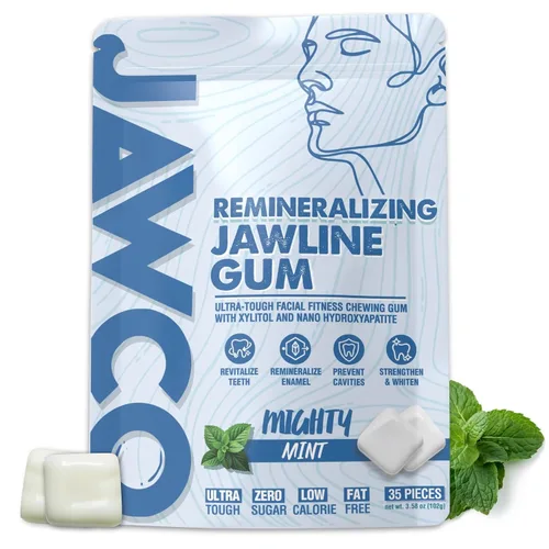 Vista 19 de JAWCKO Chicle Ultra-Resistente para Mandíbula Obtén una Mandíbula Más Fuerte y Cuadrada Chicle Duro de Entrenamiento para Mandíbula Fuerza 15X
