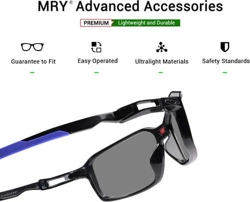 Vista 17 de Mryok Auriculares de repuesto para gafas de sol Oakley Carbon Prime OO6021 - Opciones