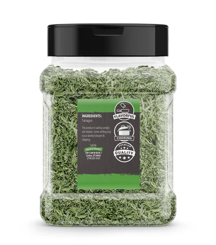 Vista 2 de Birch & Meadow Estragón, 2.2 oz, sutil sabor a regaliz, cocina francesa
