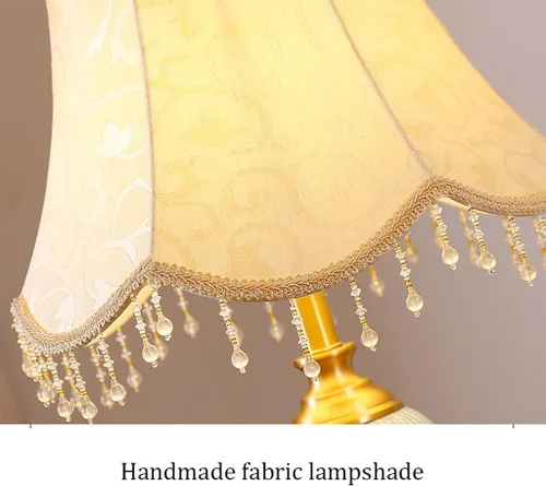 Vista 3 de Desk Lamp Reading Light Chinese Retro Table Lamp Bedroom Bedside Lamp Living Room Decoration Ceramic Table Lamps Office Desktop Decor Desk Lamp