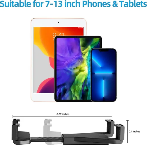 Vista 4 de OHLPRO Soporte para Tableta para Camión, Soporte de Coche con Base de Taladro Resistente para iPad, mini, Samsung Galaxy (7" - 11") para Tablero