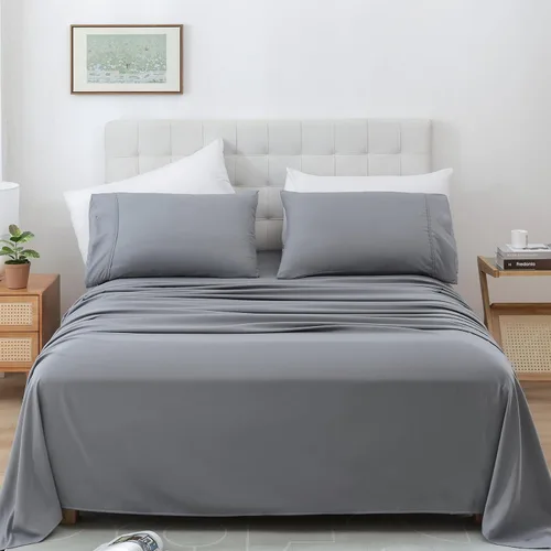 Vista 28 de Whitney Home Textile Juego de Sábanas Twin, Sábanas de Cama de Microfibra Suave de Hotel Tamaño Twin, Bolsillo Extra Profundo, Juego de Sábanas