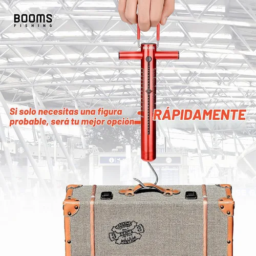 Vista 4 de Booms Fishing TS1 Tubo de aluminio Pesca Primavera y gancho Escala 25LB/24.3 lbs