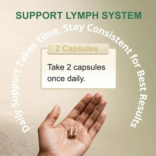 Vista 9 de Lymphatic Drainage Supplements for Daily Lymphatic Support, 60 Capsules