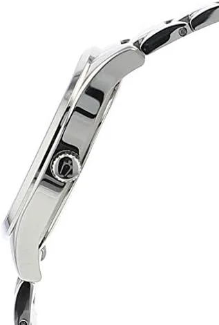 Vista 3 de Bulova Reloj clásico de acero inoxidable, esfera negra texturizada