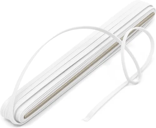 Vista 4 de Dritz Bebé suave elástico blanco, 1/8" (3,1 mm)