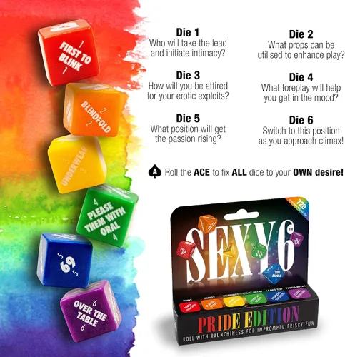 Vista 3 de Sexy 6 Dados - Edición Pride