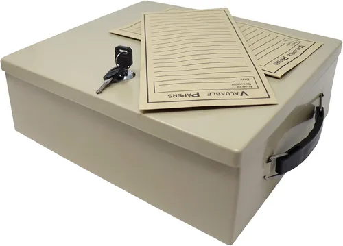 Vista 3 de Caja de seguridad ignífuga con cerradura con llave