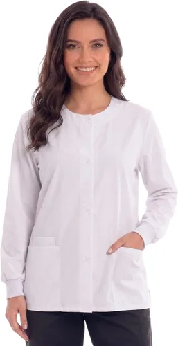 Vista 19 de Just Love Women's Medical Scrubs Jacket Negro