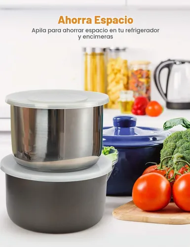 Vista 4 de Goldlion Tapa de almacenamiento de silicona para olla interior Ninja Foodi