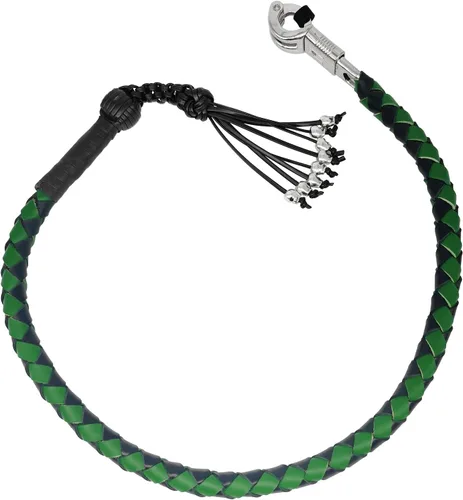 Vista 11 de Biker Whip - Látigo para motocicleta de 36 pulgadas, accesorios de manillar para motocicleta, látigos trenzados de cuero genuino para motocicletas