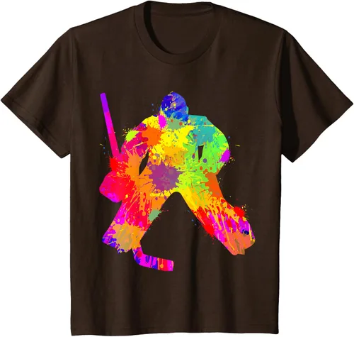 Vista 56 de Camiseta de hockey de hockey sobre hielo, Negro