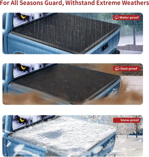 Vista 7 de North Mountain Cubierta enrollable suave para camioneta Toyota Tundra 2014-2021 de 5.5 pies, se adapta a Toyota Tundra 2014-2021 5.5 pies/caja