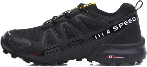 Vista 2 de baobeijiadao Zapatos de senderismo para hombre, para exteriores, senderismo, correr, impermeables, antideslizantes, zapatos de trabajo
