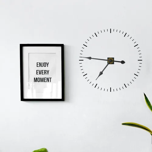 Vista 2 de DOITOOL Reloj de pared de 4 piezas, agujas extralargas, mecanismo de movimiento de reloj de pared, punteros de reloj, manecillas de reloj, kit
