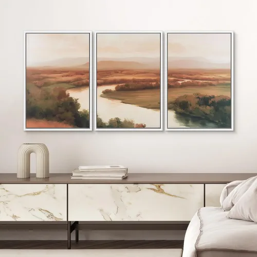Vista 333 de SIGNWIN Lienzo enmarcado para pared, juego de arte de collage de hojas transparentes en blanco y negro, ilustraciones de naturaleza silvestre, arte