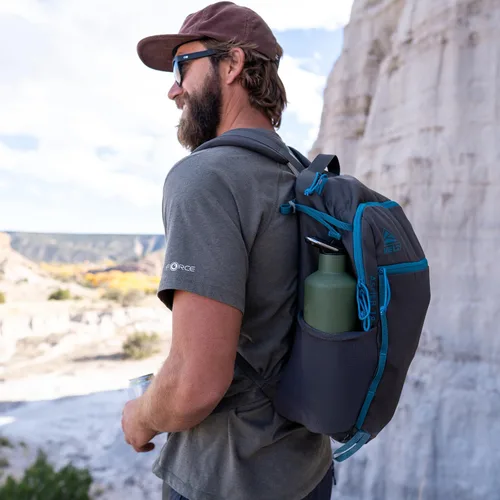 Vista 13 de Mochila de Senderismo Diurno Kelty Asher, Capacidad de 18-85 Litros, Mochila de Senderismo, Mochilero y Viaje para Hombres y Mujeres, Compatible