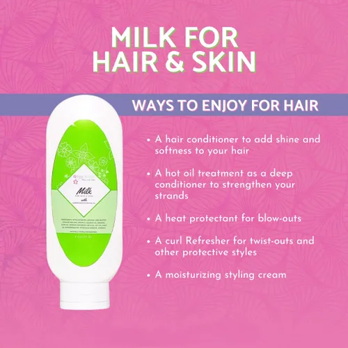 Vista 2 de Leche para el cabello y la piel (hierba de limón, 8 onzas)
