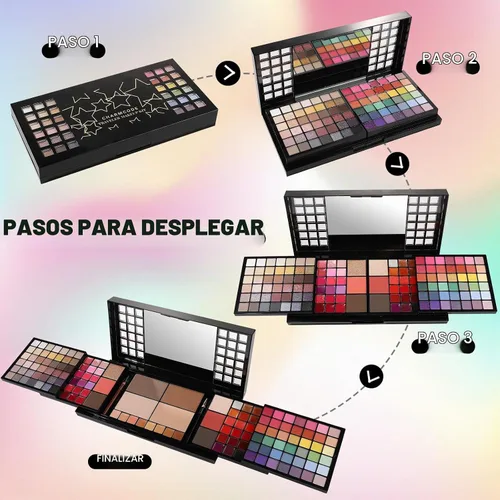 Vista 7 de CHARMCODE Kit de maquillaje todo en uno, kit de maquillaje para mujeres, kit completo de regalo de Navidad de maquillaje para niñas adolescentes