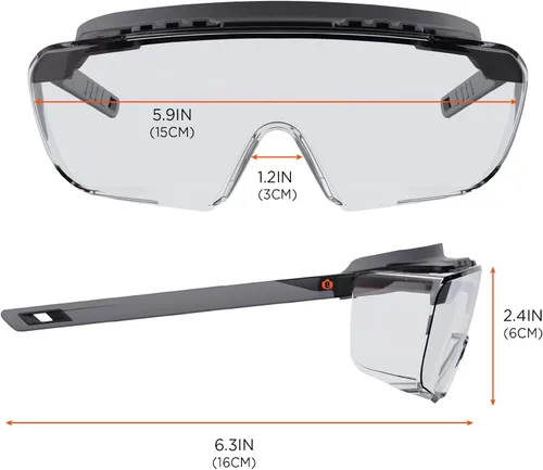 Vista 6 de Ergodyne Skullerz OSMIN - Gafas de seguridad, ANSI Z87.1