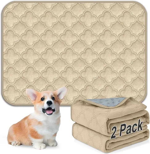 Vista 43 de FunFurry Forro lavable para jaula de conejillo de indias, paquete de 4 almohadillas reutilizables y lavables, ropa de cama impermeable para Azul