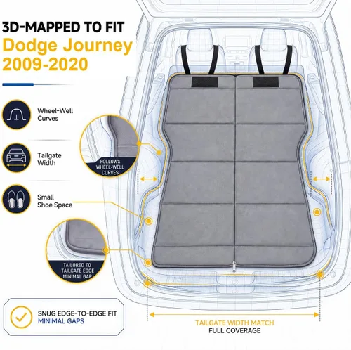 Vista 2 de Colchón de coche para Dodge Journey 2009-2020, cama de coche