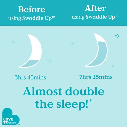 Vista 7 de Love to Dream Swaddle UP, Transition Bag Warm 2.5 TOG, Gently Help Baby Safely Transition from Being Swaddled to Arms Free