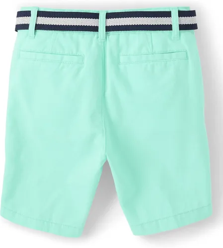 Vista 2 de The Children's Place Pantalones cortos chinos con cinturón para niño