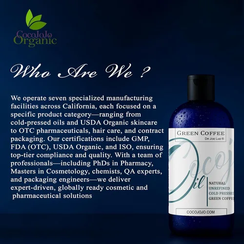 Vista 8 de Dr Joe Lab Aceite de grano de café verde, puro, sin refinar, prensado en frío, sin OMG, aceite portador para piel, cabello, uñas, cuerpo, cara