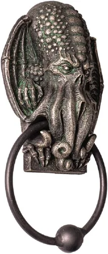 Vista 2 de Pacific Giftware The Cthulhu - Figura decorativa de resina con diseño de pulpo náutico para puerta