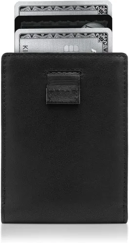 Vista 9 de Kings Loot Carteras de cuero genuino Kings Fold para hombre, Negro -, Cartera Rfid