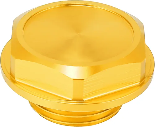 Vista 5 de X AUTOHAUX Tapa de Tapón de Llenado de Aceite del Motor de Aleación de Aluminio Tono Dorado Cubierta para Toyota TRD Highlander RAV4 Yaris Camry Reiz