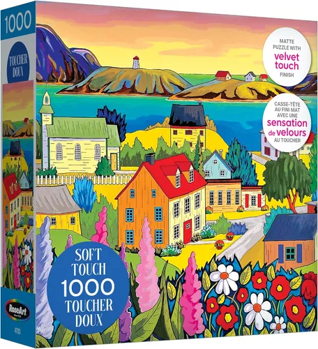 Vista 12 de RoseArt - Soft Touch - Farmer's Market - Rompecabezas de 1000 piezas para adultos